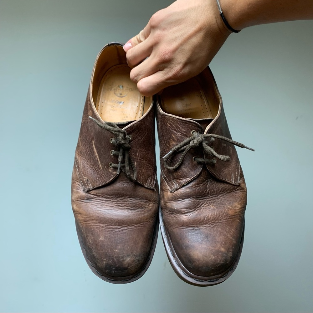 Dr. Martens The Original Brown Leather Shoes